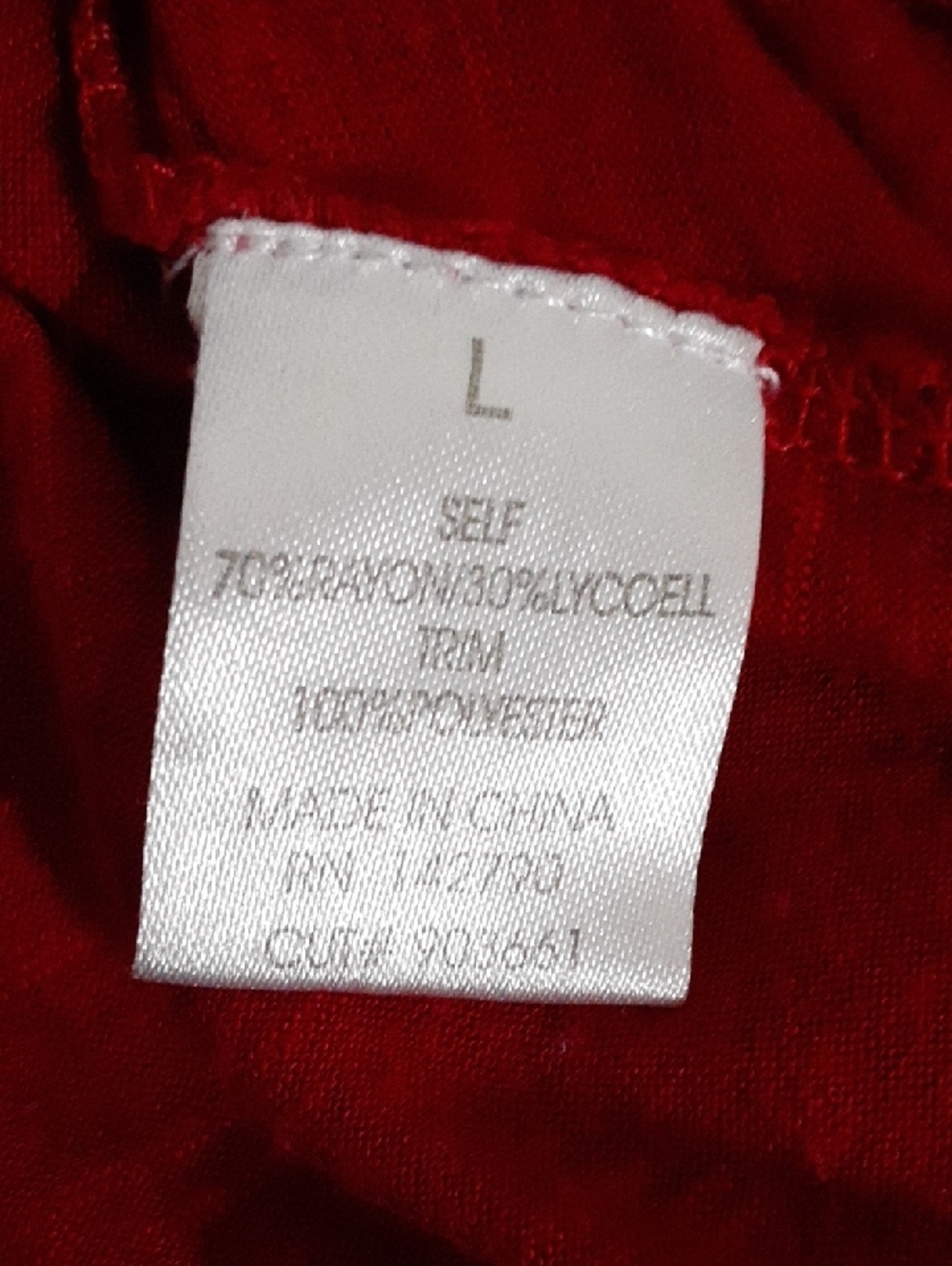 BCBGMaxAzria Vibrant Red Sleeveless Layered Hem Tank - Picture 3 of 5